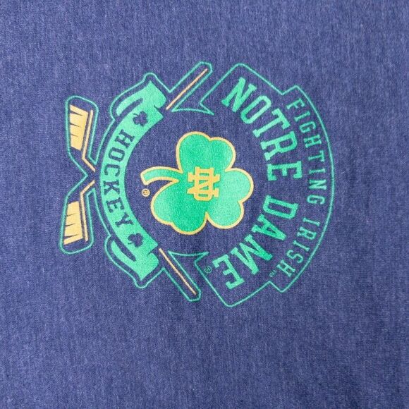 Notre Dame Hockey Under Armour 1/4 Zip 2XL UA HeatGear Charged Loose Fit Sweater - Picture 5 of 9